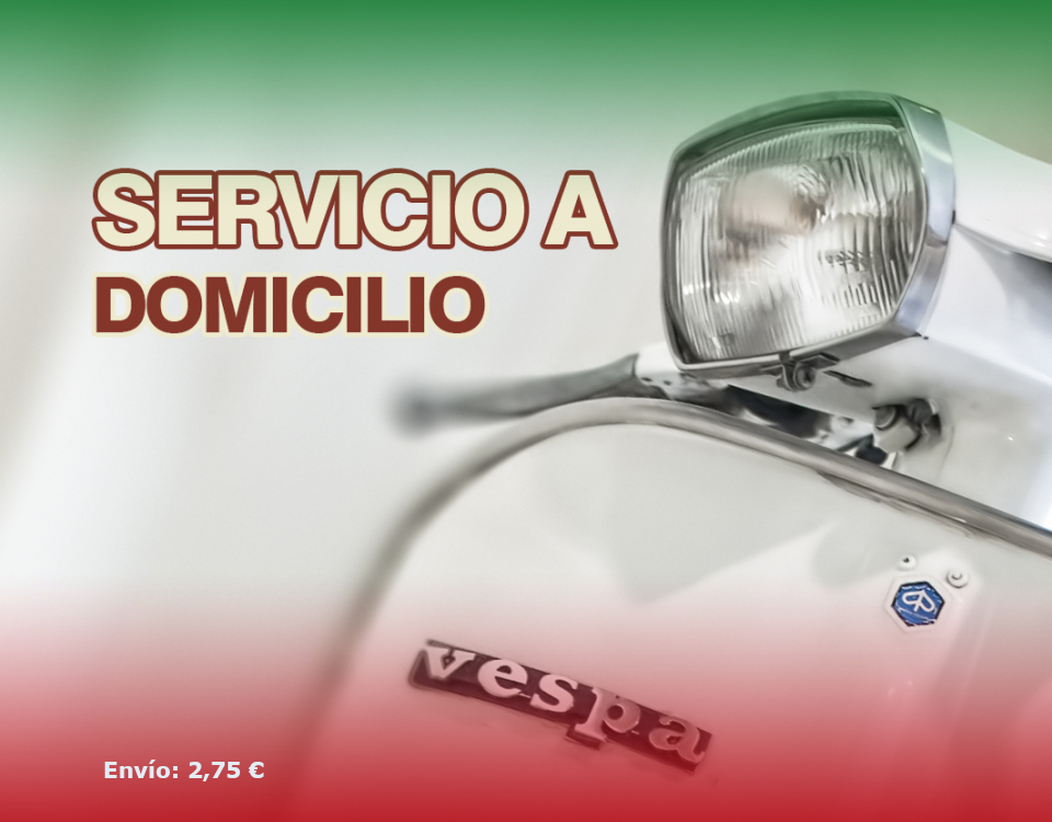 Servicio a domicilio, gratis a partir de 15€